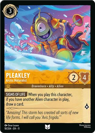 Pleakley - Arctic Naturalist (18/204) - Winterspell | Grognard Games