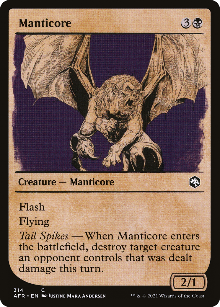 Manticore (Showcase) [Dungeons & Dragons: Adventures in the Forgotten Realms] | Grognard Games