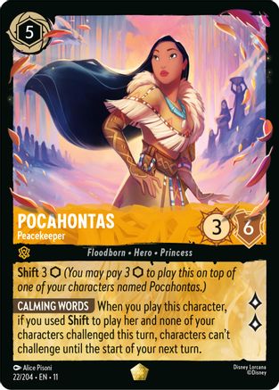 Pocahontas - Peacekeeper (22/204) - Winterspell | Grognard Games