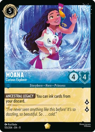 Moana - Curious Explorer (155/204) - Winterspell | Grognard Games