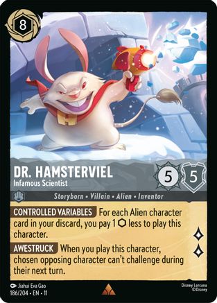 Dr. Hamsterviel - Infamous Scientist (186/204) - Winterspell | Grognard Games