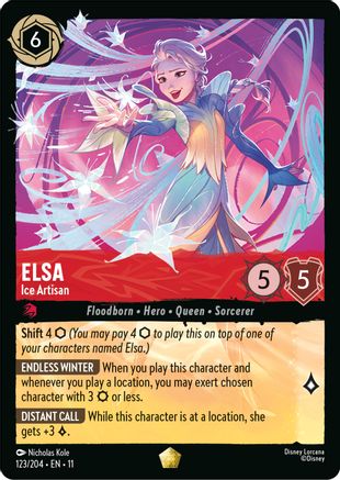 Elsa - Ice Artisan (123/204) - Winterspell | Grognard Games