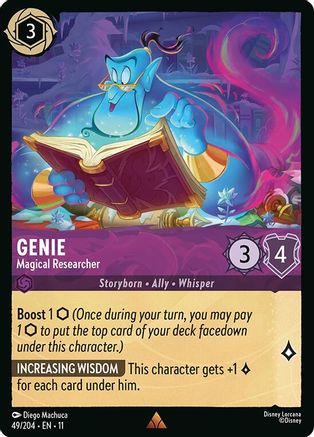 Genie - Magical Researcher (49/204) - Winterspell | Grognard Games