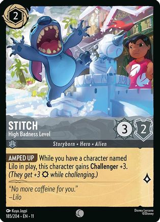 Stitch - High Badness Level (185/204) - Winterspell | Grognard Games