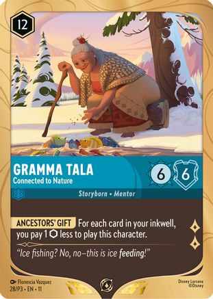 Gramma Tala - Connected to Nature (28) - Disney Lorcana Promo Cards Holofoil | Grognard Games