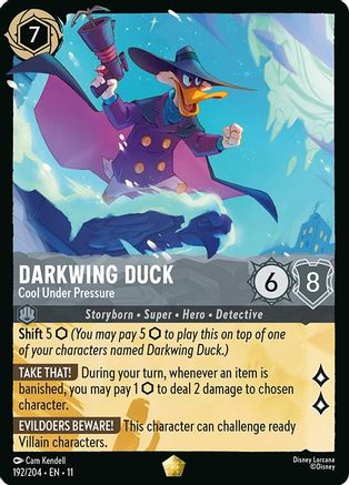 Darkwing Duck - Cool Under Pressure (192/204) - Winterspell Cold Foil | Grognard Games
