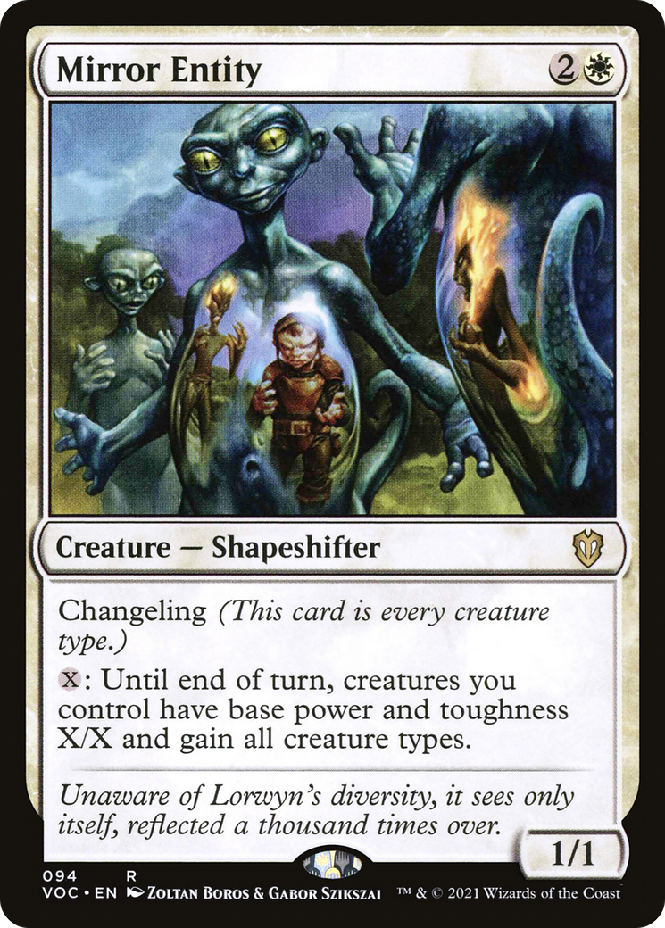 Mirror Entity [Innistrad: Crimson Vow Commander] | Grognard Games