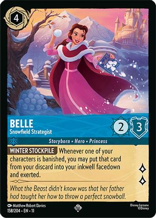 Belle - Snowfield Strategist (158/204) - Winterspell | Grognard Games