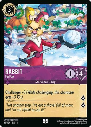 Rabbit - Fed Up (41/204) - Winterspell | Grognard Games