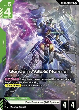 Gundam AGE-2 Normal - Steel Requiem (GD03-019) Holofoil | Grognard Games