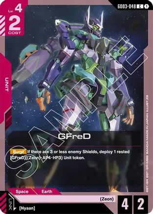 GFreD (GD03-048) - Steel Requiem (GD03-048) | Grognard Games