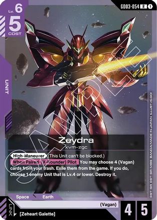 Zeydra - Steel Requiem (GD03-054) Holofoil | Grognard Games