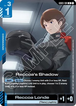 Reccoa's Shadow - Steel Requiem (GD03-104) | Grognard Games