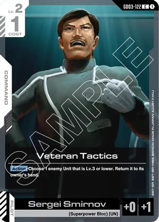 Veteran Tactics - Steel Requiem (GD03-122) | Grognard Games
