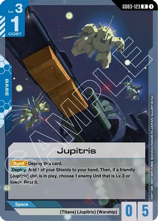 Jupitris - Steel Requiem (GD03-123) Holofoil | Grognard Games
