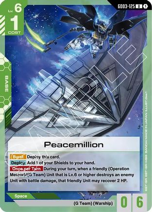 Peacemillion - Steel Requiem (GD03-125) | Grognard Games