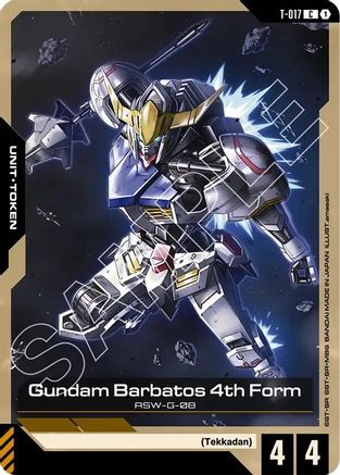 Gundam Barbatos 4th Form - Steel Requiem (T-017) | Grognard Games