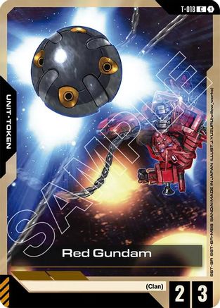 Red Gundam (T-018) - Steel Requiem (T-018) | Grognard Games