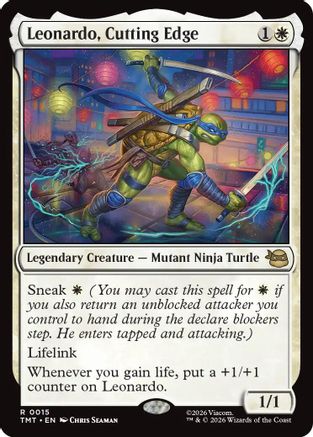 Leonardo, Cutting Edge (TMT-015) - Teenage Mutant Ninja Turtles | Grognard Games