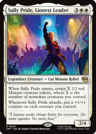 Sally Pride, Lioness Leader (TMT-024) - Teenage Mutant Ninja Turtles | Grognard Games