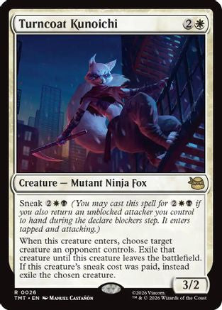 Turncoat Kunoichi (TMT-026) - Teenage Mutant Ninja Turtles Foil | Grognard Games