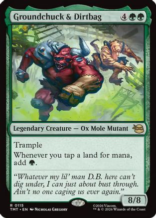 Groundchuck & Dirtbag (TMT-115) - Teenage Mutant Ninja Turtles Foil | Grognard Games