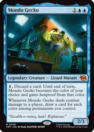 Mondo Gecko (TMT-046) - Teenage Mutant Ninja Turtles Foil | Grognard Games