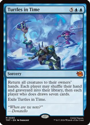 Turtles in Time (TMT-055) - Teenage Mutant Ninja Turtles Foil | Grognard Games
