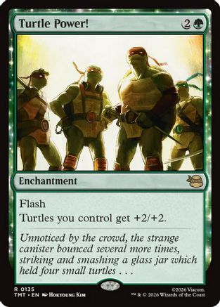 Turtle Power! (TMT-135) - Teenage Mutant Ninja Turtles Foil | Grognard Games