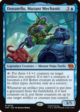 Donatello, Mutant Mechanic (TMT-036) - Teenage Mutant Ninja Turtles Foil | Grognard Games