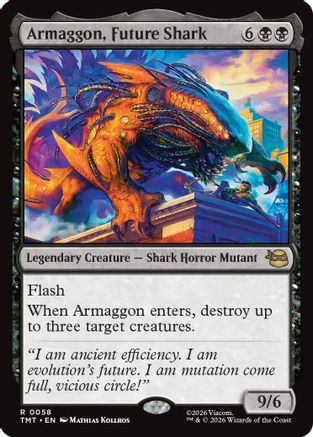 Armaggon, Future Shark (TMT-058) - Teenage Mutant Ninja Turtles Foil | Grognard Games