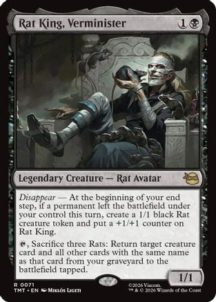 Rat King, Verminister (TMT-071) - Teenage Mutant Ninja Turtles Foil | Grognard Games
