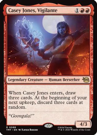 Casey Jones, Vigilante (TMT-088) - Teenage Mutant Ninja Turtles Foil | Grognard Games