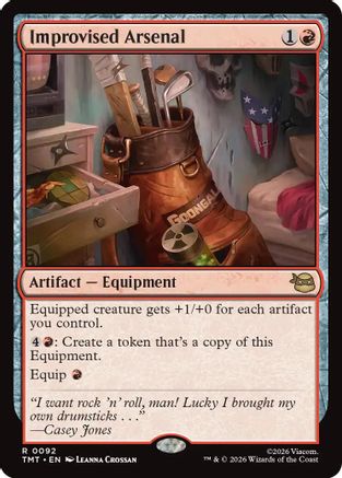Improvised Arsenal (TMT-092) - Teenage Mutant Ninja Turtles Foil | Grognard Games