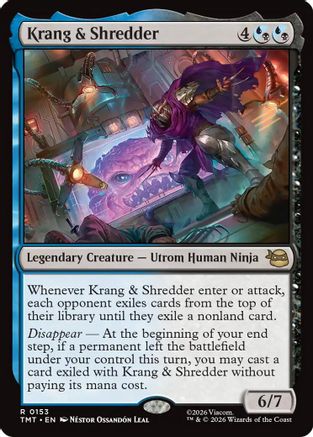 Krang & Shredder (TMT-153) - Teenage Mutant Ninja Turtles Foil | Grognard Games