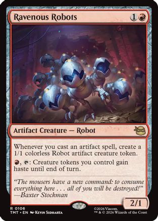 Ravenous Robots (TMT-106) - Teenage Mutant Ninja Turtles Foil | Grognard Games