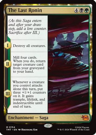The Last Ronin (TMT-154) - Teenage Mutant Ninja Turtles Foil | Grognard Games