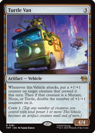 Turtle Van (TMT-181) - Teenage Mutant Ninja Turtles Foil | Grognard Games