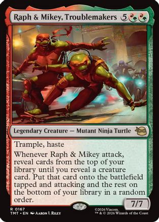 Raph & Mikey, Troublemakers (TMT-167) - Teenage Mutant Ninja Turtles | Grognard Games