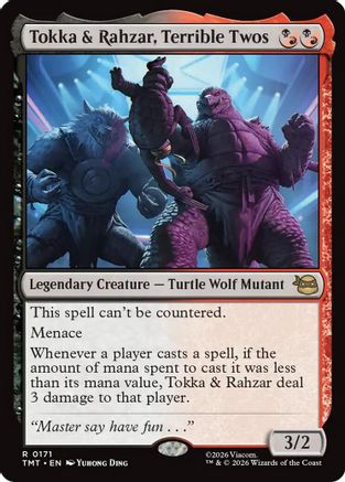 Tokka & Rahzar, Terrible Twos (TMT-171) - Teenage Mutant Ninja Turtles Foil | Grognard Games