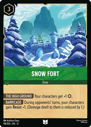 Snow Fort (98/204) - Winterspell Cold Foil | Grognard Games