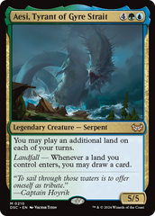 Aesi, Tyrant of Gyre Strait [Duskmourn: House of Horror Commander] | Grognard Games