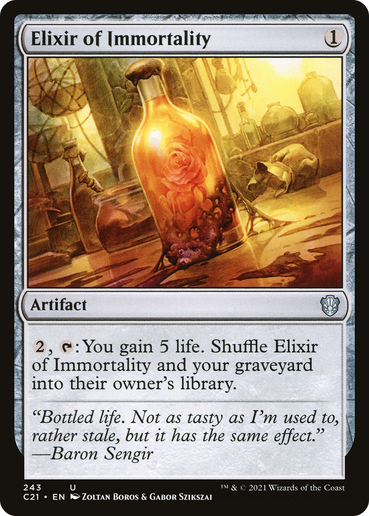 Elixir of Immortality [Commander 2021] | Grognard Games