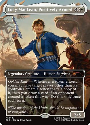 Lucy MacLean, Positively Armed (SLD-2447) - Secret Lair Drop Series | Grognard Games