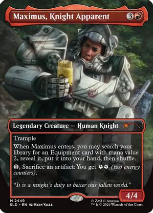 Maximus, Knight Apparent (SLD-2449) - Secret Lair Drop Series | Grognard Games