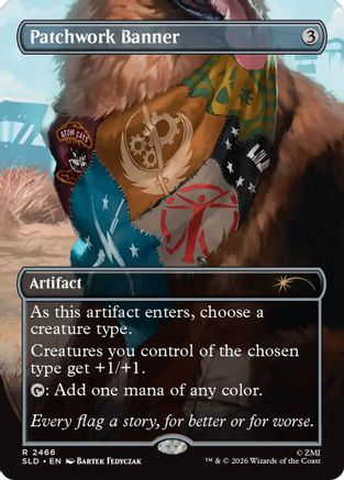 Patchwork Banner (SLD-2466) - Secret Lair Drop Series Foil | Grognard Games