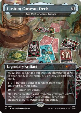 Custom Caravan Deck - The Deck of Many Things (SLD-2460) - Secret Lair Drop Series | Grognard Games