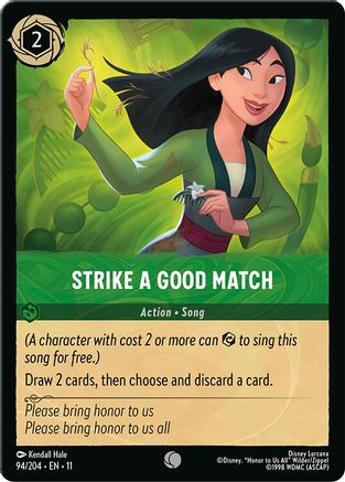 Strike a Good Match (94/204) - Winterspell Cold Foil | Grognard Games