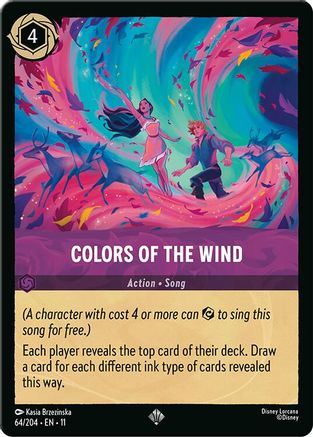 Colors of the Wind (64/204) - Winterspell Cold Foil | Grognard Games