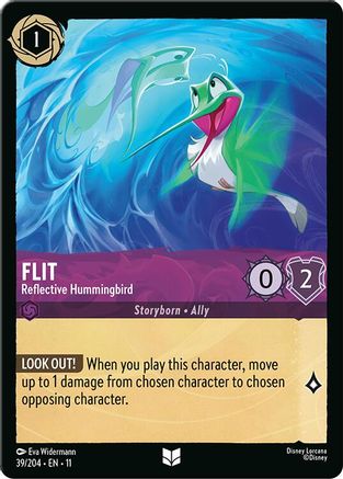 Flit - Reflective Hummingbird (39/204) - Winterspell | Grognard Games